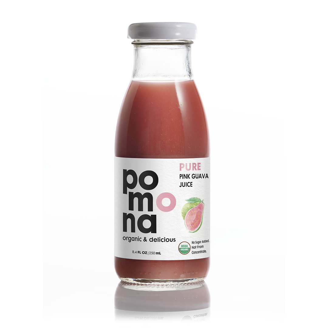 Pure Organic Pink Guava Juice