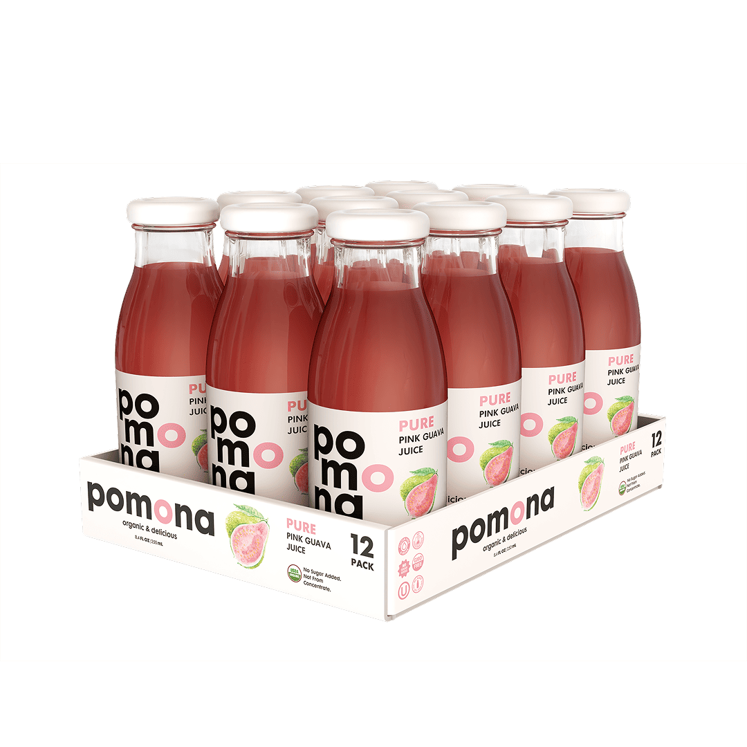 Pure Organic Pink Guava Juice