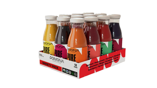 Pure Organic Juices - Variety Sample Pack ( 12 Pack ) - Pomona Organic Juices